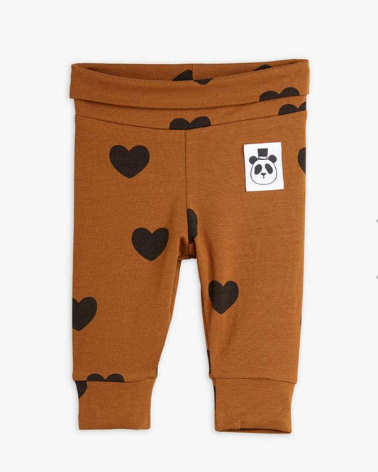 Mini Rodini - Клинове - Basic Hearts Newborn Leggings - Love|Labels