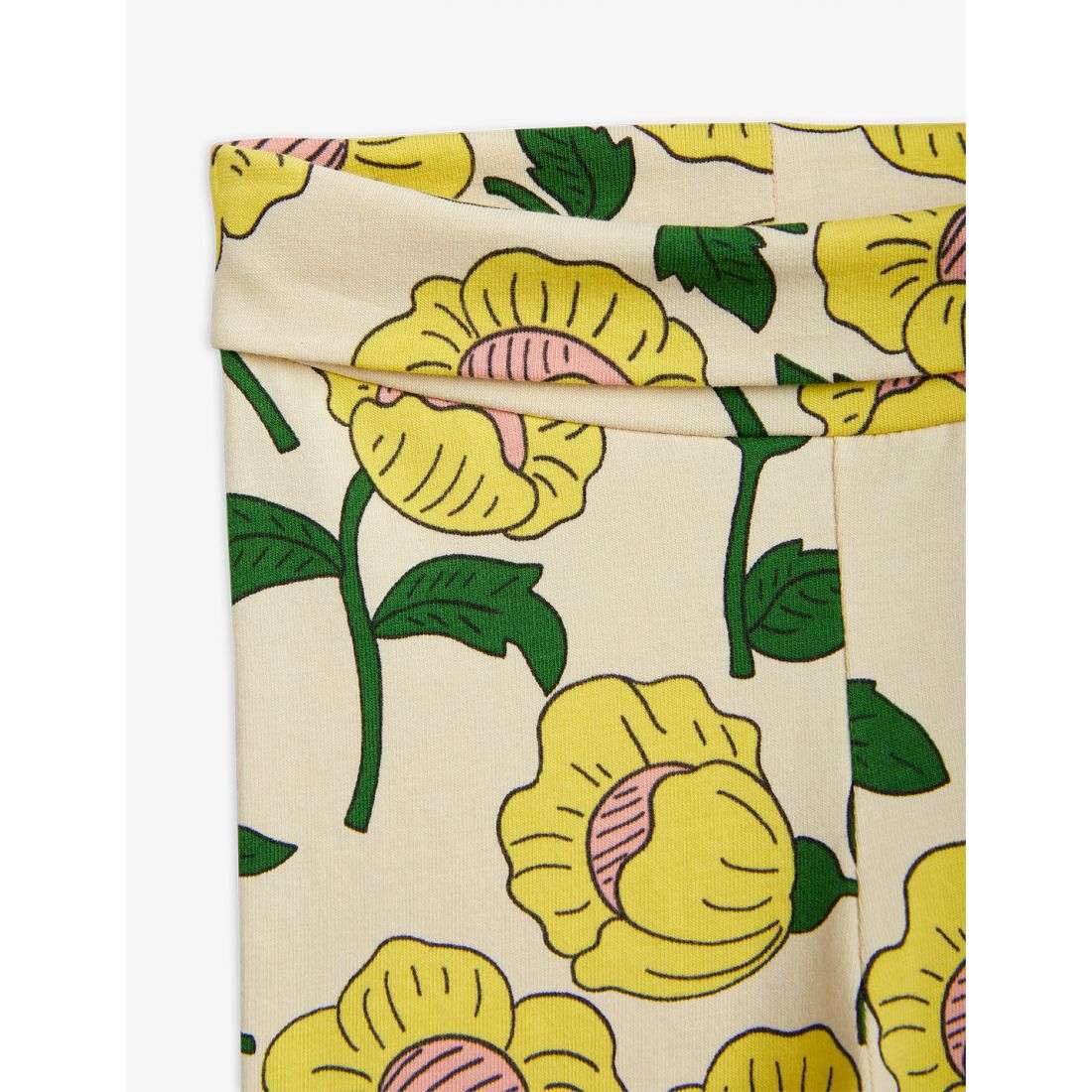 Mini Rodini - Клинове - Flowes Newborn Leggings - Love|Labels