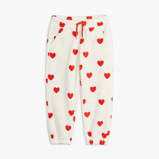 Mini Rodini - Панталони - Hearts Fleece Trousers - Love|Labels