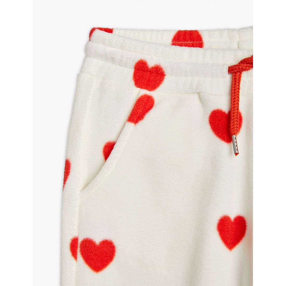 Mini Rodini - Панталони - Hearts Fleece Trousers - Love|Labels
