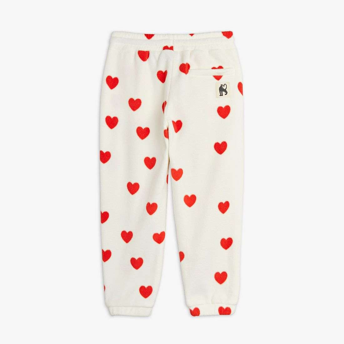 Mini Rodini - Панталони - Hearts Fleece Trousers - Love|Labels