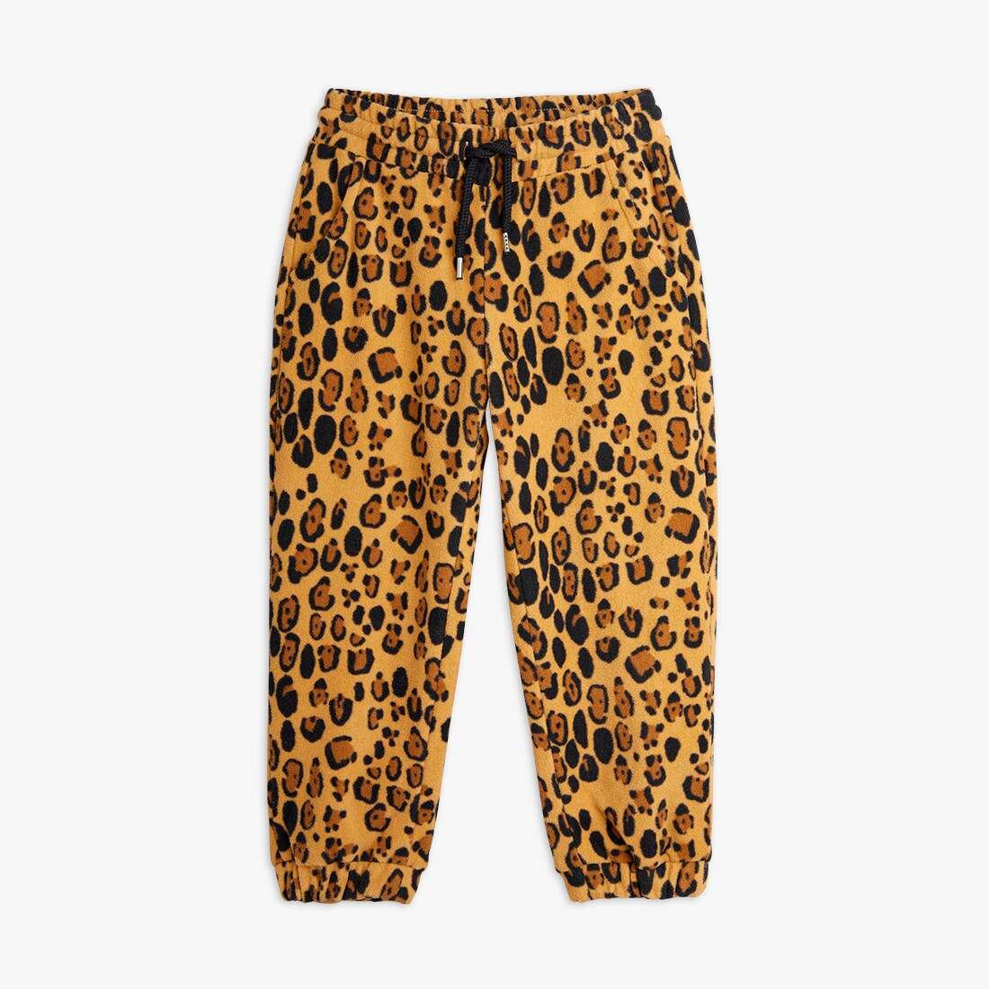 Mini Rodini - Панталони - Leopard Fleece Trousers - Love|Labels