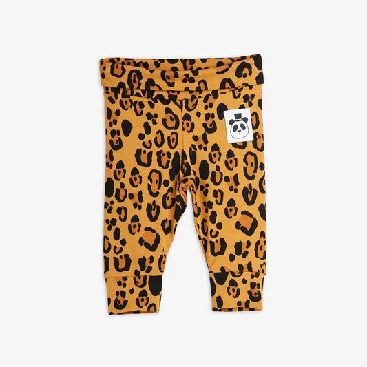 Mini Rodini - Клинове - Leopard Newborn Leggings - Love|Labels