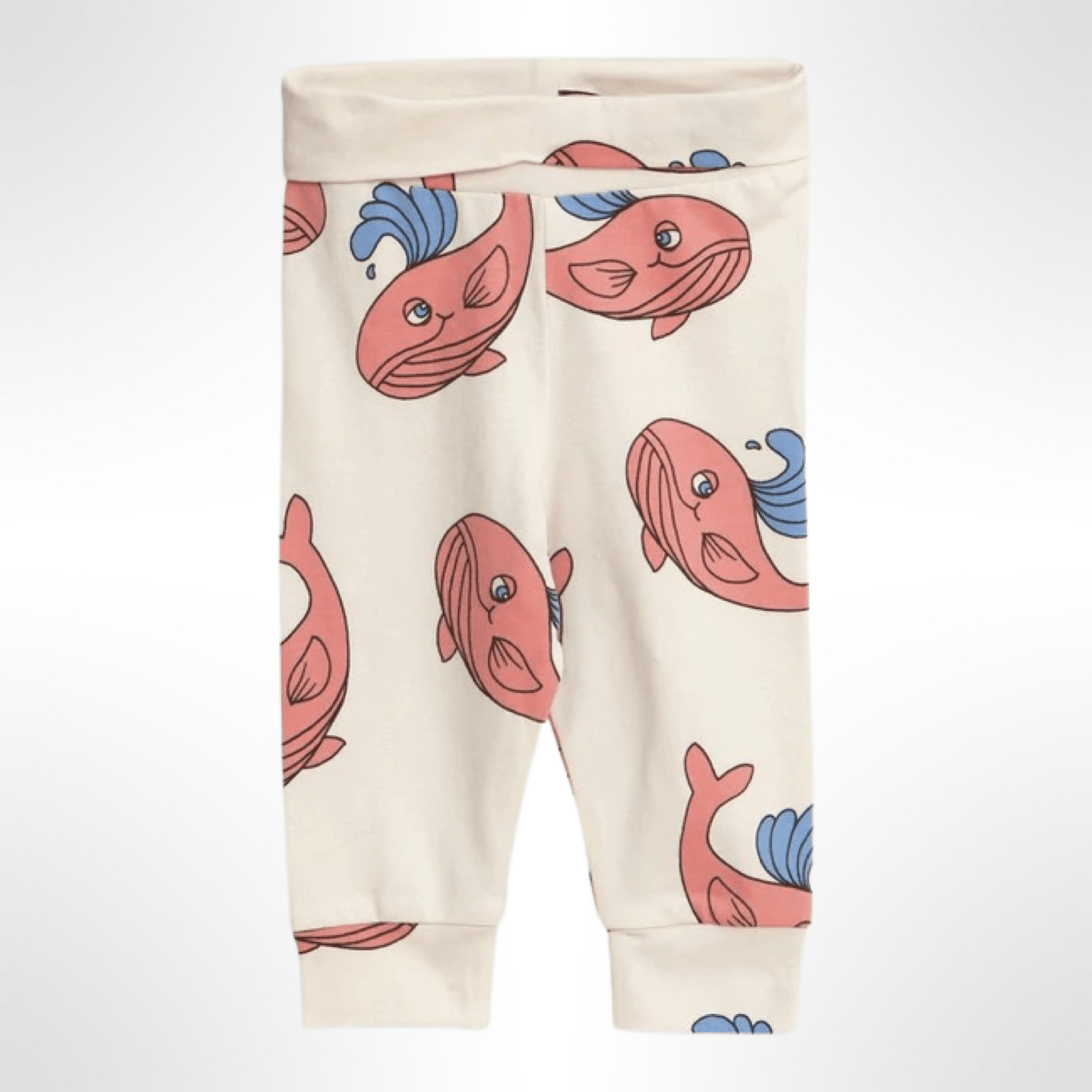 Mini Rodini - Клинове - Pink Whales Leggings - Love|Labels