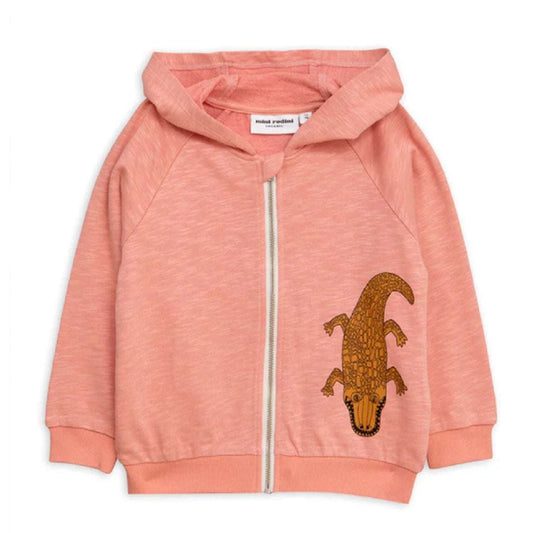 Mini Rodini - Якета - Pink Zip Hooded Sweatshirt - Love|Labels