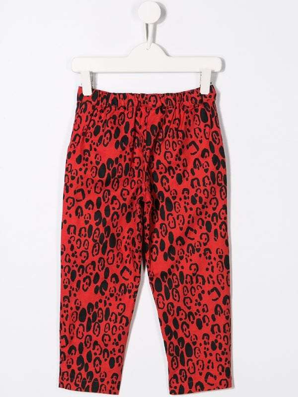 Mini Rodini - Панталони - Red Leo Pants - Love|Labels
