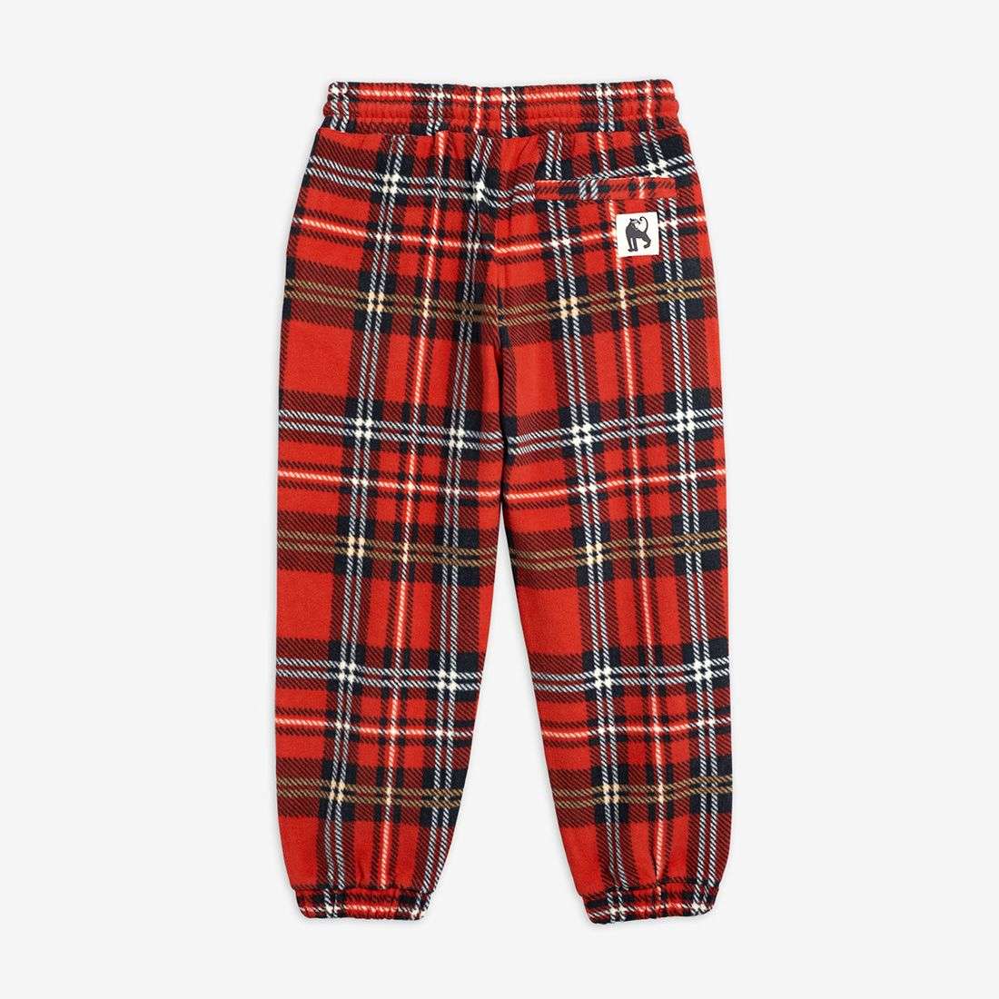 Mini Rodini - Панталони - Red Polar Checked Pants - Love|Labels