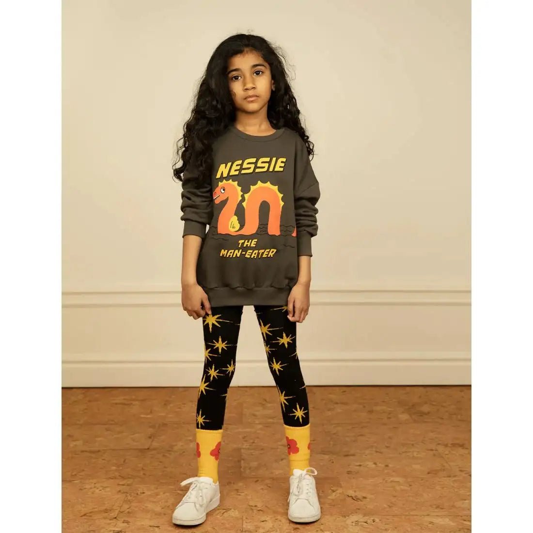 Mini Rodini - Аксесоари - Други - Stars Tights Black - Love|Labels