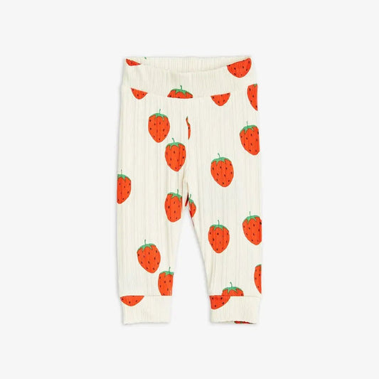 Mini Rodini - Клинове - Strawberries Newborn Leggings - Love|Labels