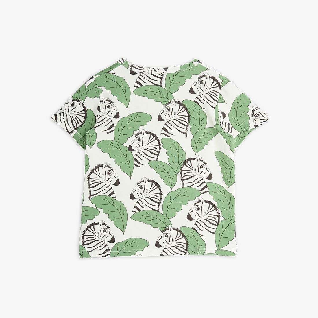 Mini Rodini - Тениски - Zebra T-Shirt Green - Love|Labels