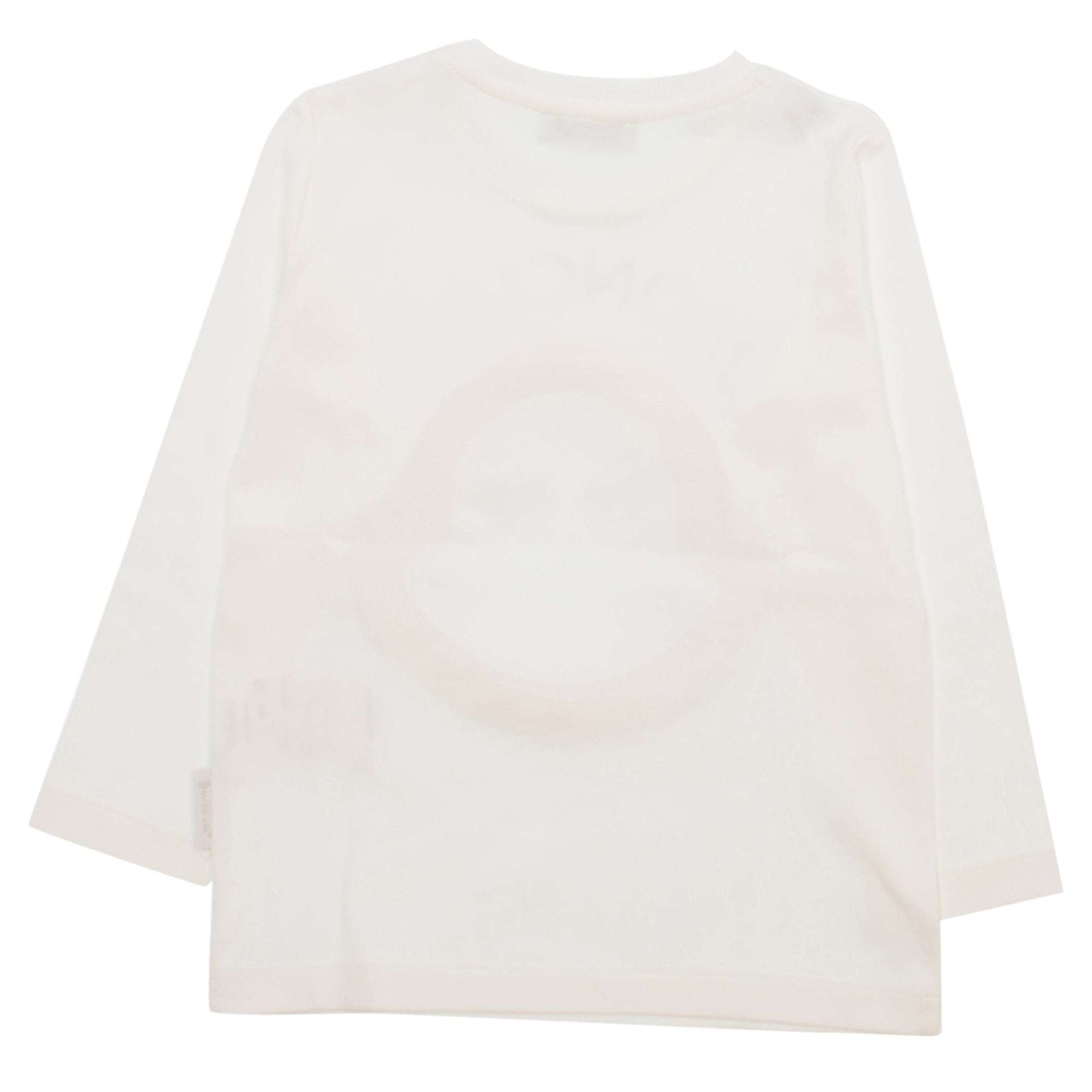 MONCLER - Блузи - White Print Longsleeve T-Shirt - Love|Labels