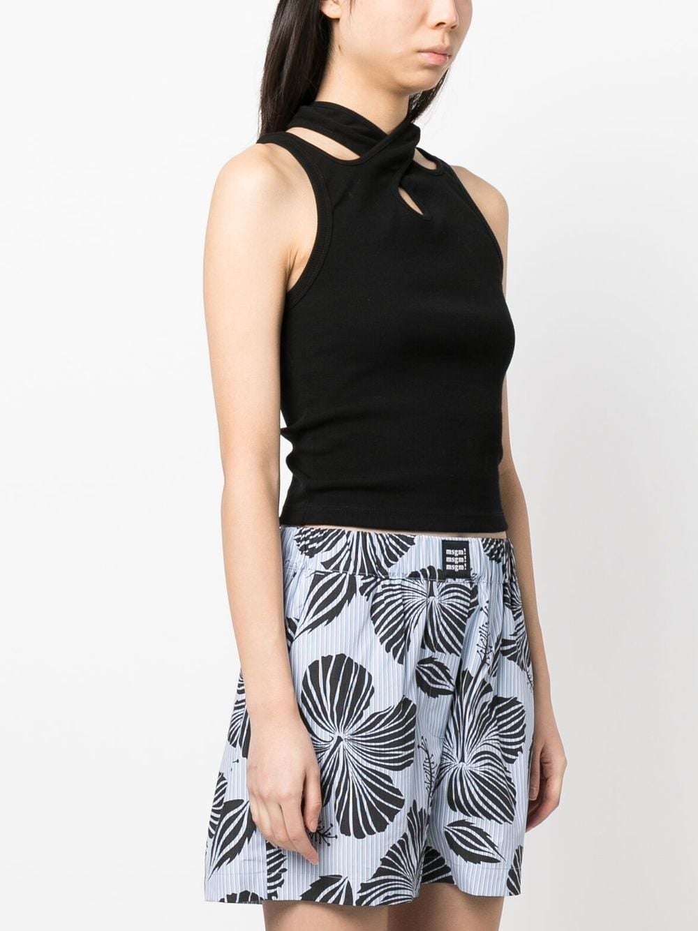 MSGM - Шорти - Blue Printed Shorts - Love|Labels