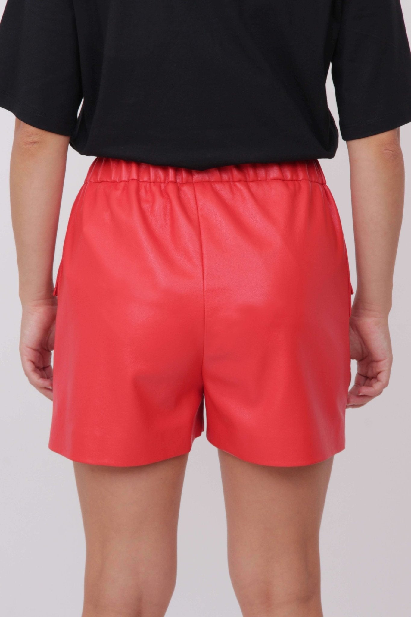 MSGM - Шорти - Faux - Leather Shorts - Love|Labels