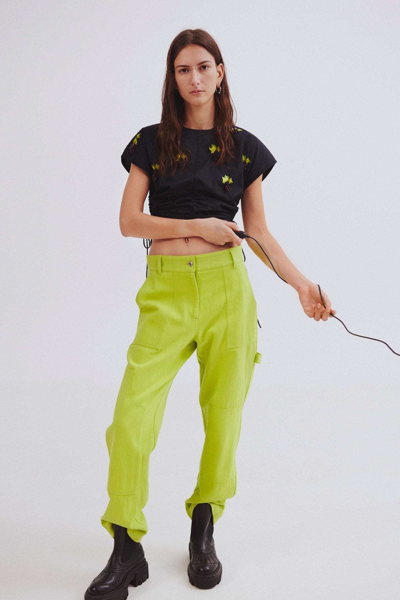 MSGM - Тениски - Grapes Embroided Top - Love|Labels