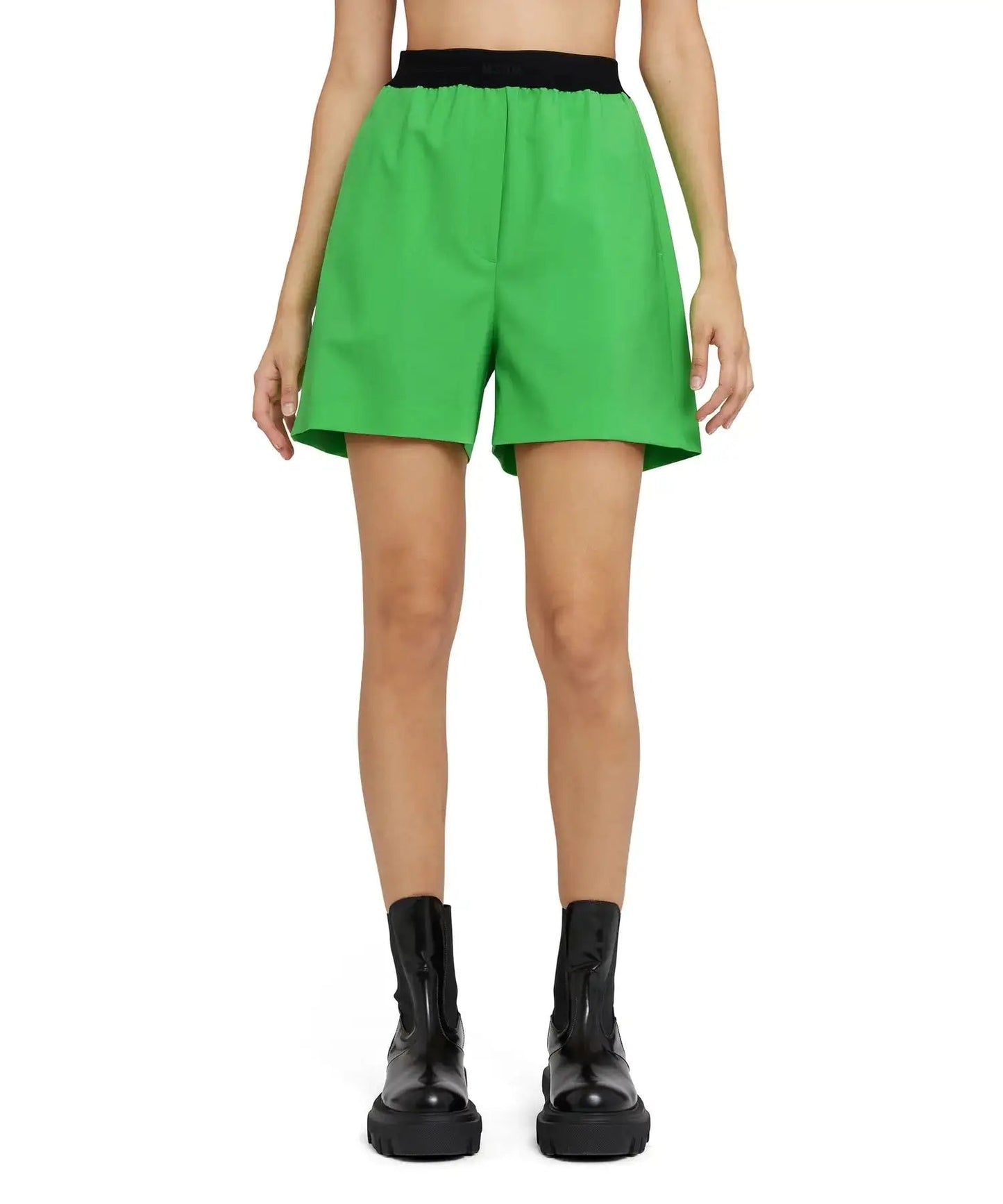 MSGM - Шорти - Green Logo - Waistband Shorts - Love|Labels