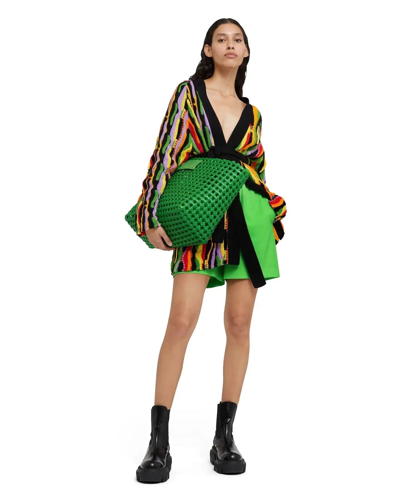MSGM - Шорти - Green Logo - Waistband Shorts - Love|Labels