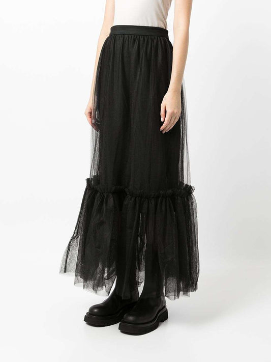 MSGM - Поли - High - Waisted Tulle Skirt - Love|Labels
