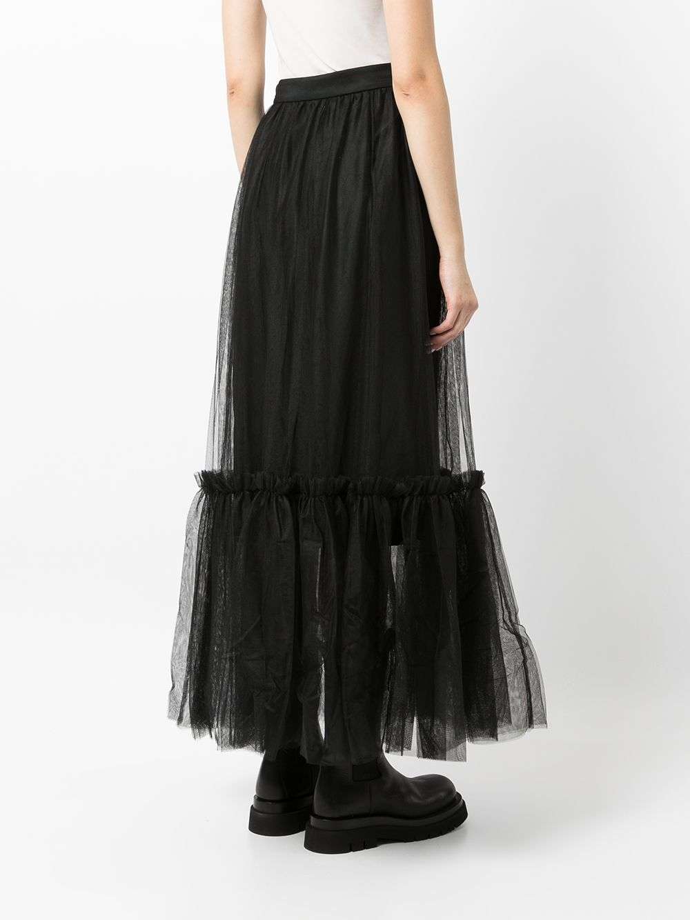 MSGM - Поли - High - Waisted Tulle Skirt - Love|Labels
