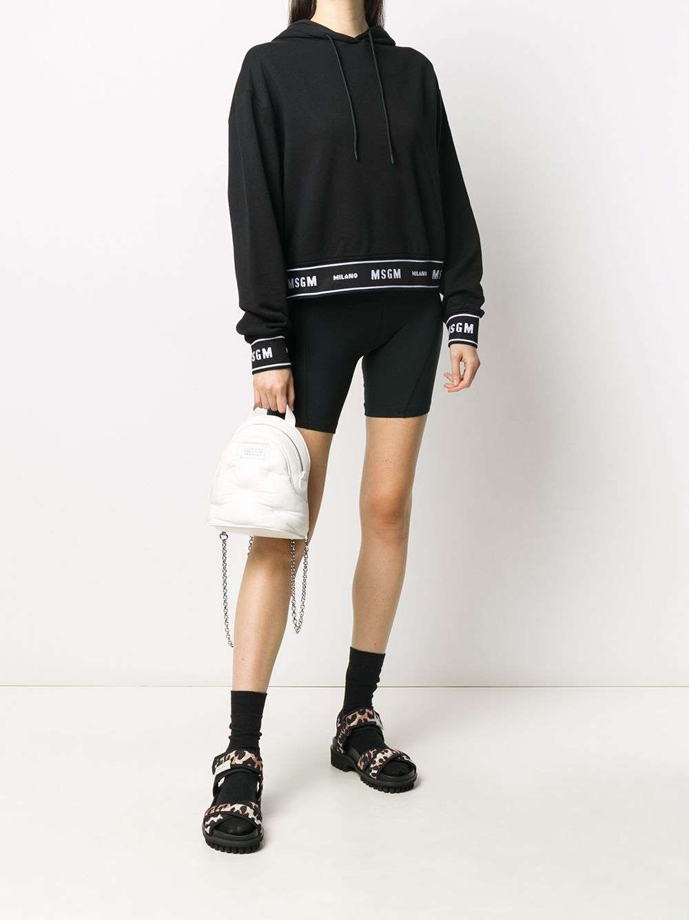 MSGM - Блузи - Logo - Tape Hoodie - Love|Labels