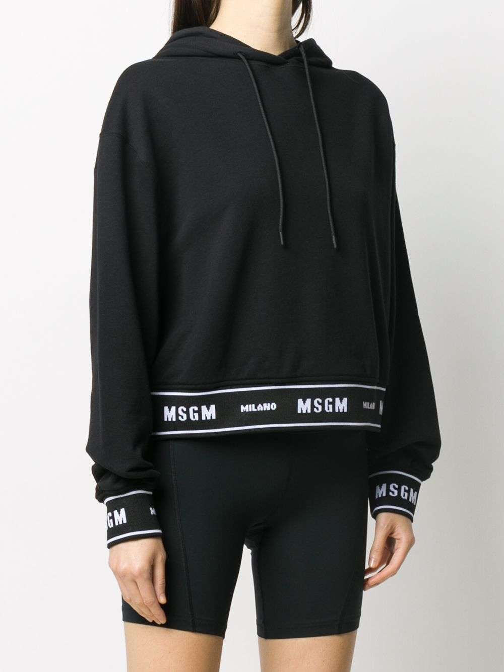 MSGM - Блузи - Logo - Tape Hoodie - Love|Labels