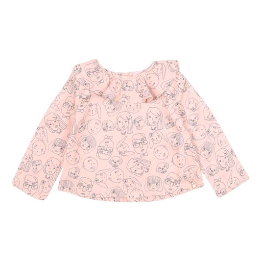 Mycloset - Блузи - Printed Long - Sleeve Shirt - Love|Labels