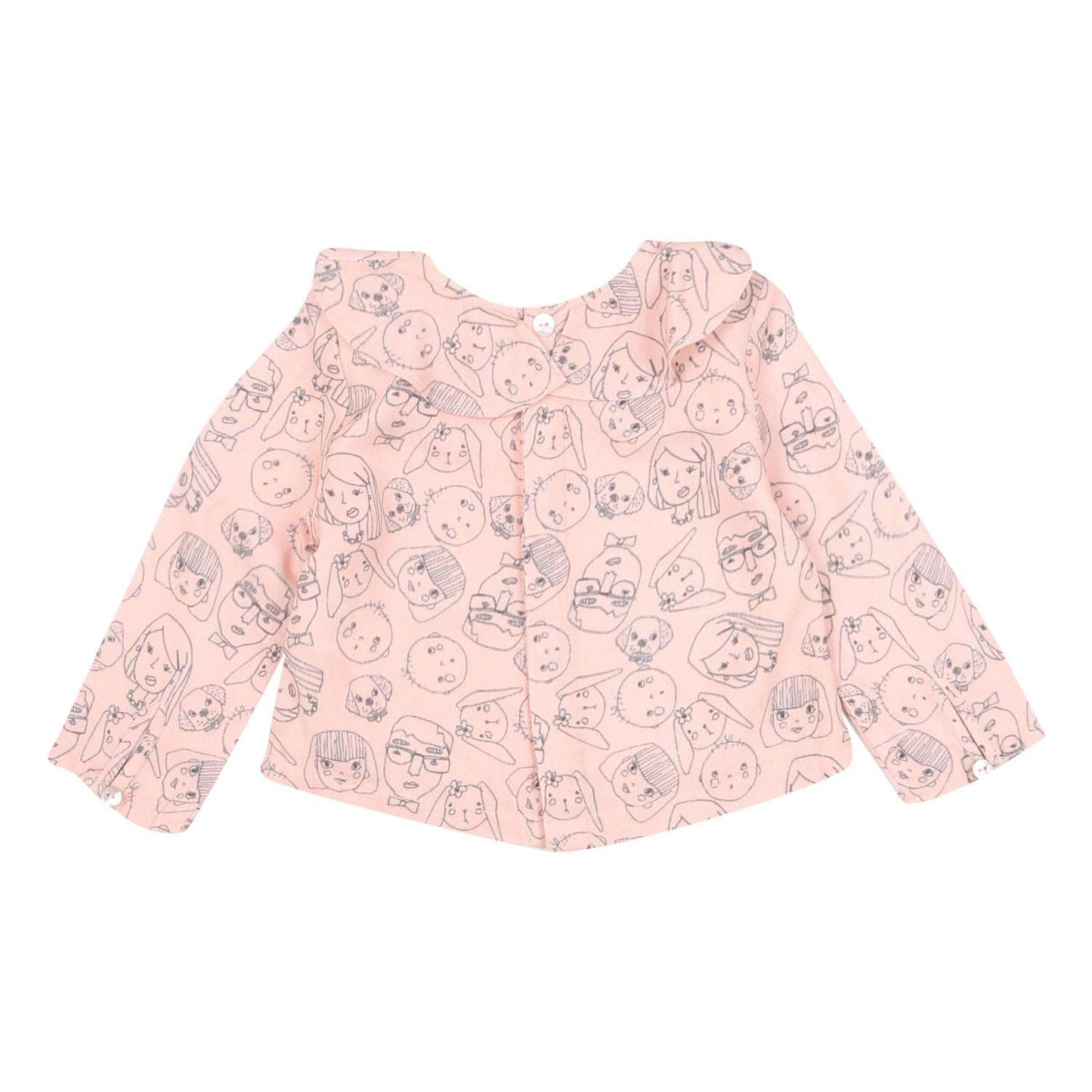 Mycloset - Блузи - Printed Long - Sleeve Shirt - Love|Labels