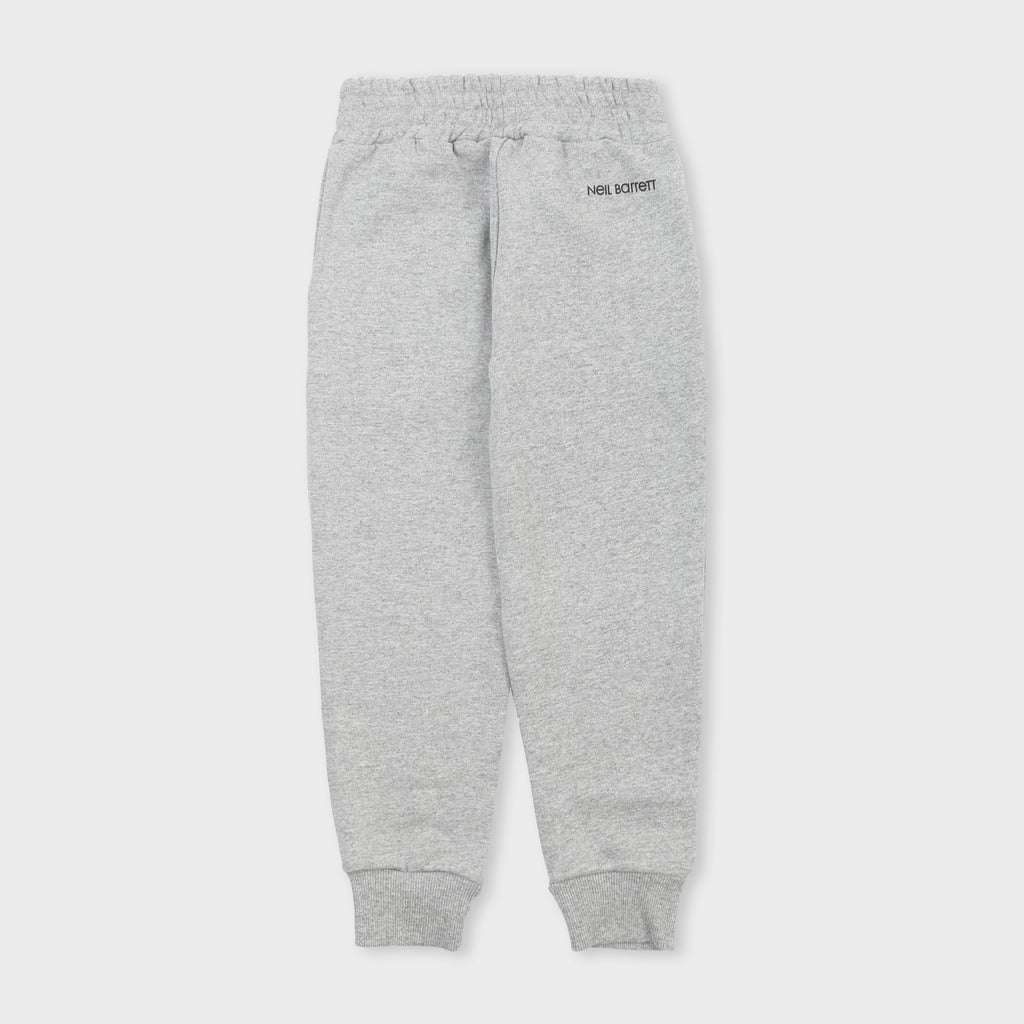 Neil Barrett Kids - Панталони - Lightning Bolt Track Pants Grey - Love|Labels
