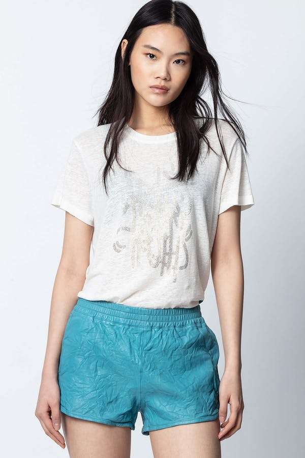 Zadig&Voltaire u0428u043eu0440u0442u0438 SALTO LEATHER SHORTS
