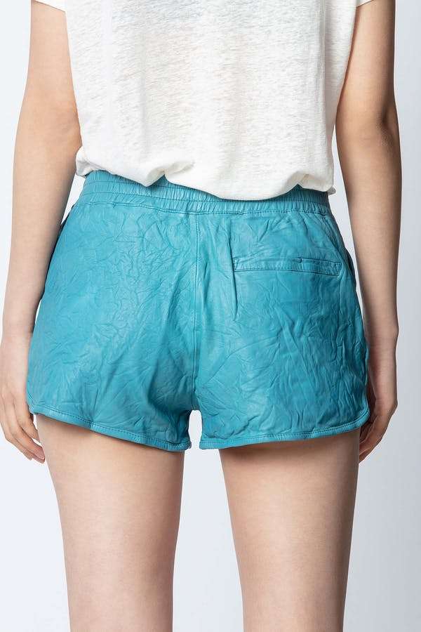 Zadig&Voltaire u0428u043eu0440u0442u0438 SALTO LEATHER SHORTS