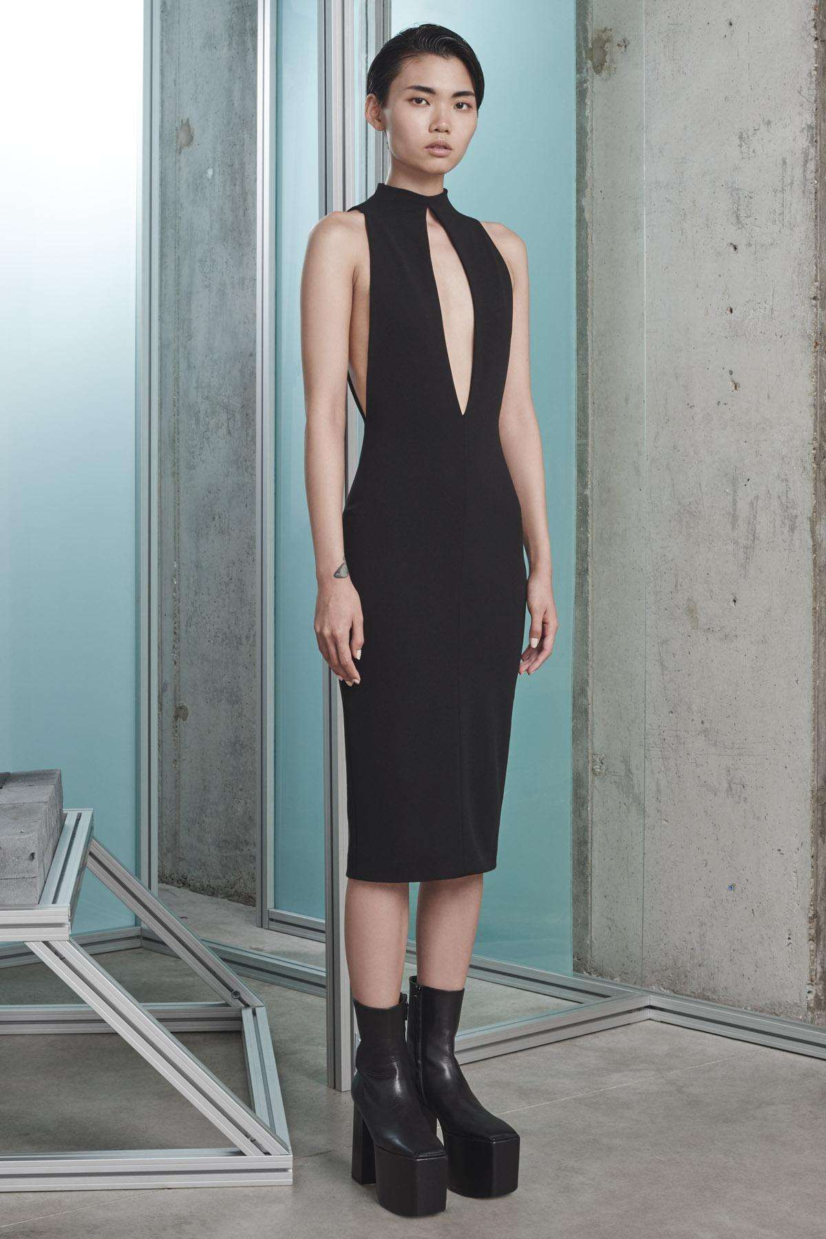 Solace - Рокли - Cut Out Black Dress - Love|Labels