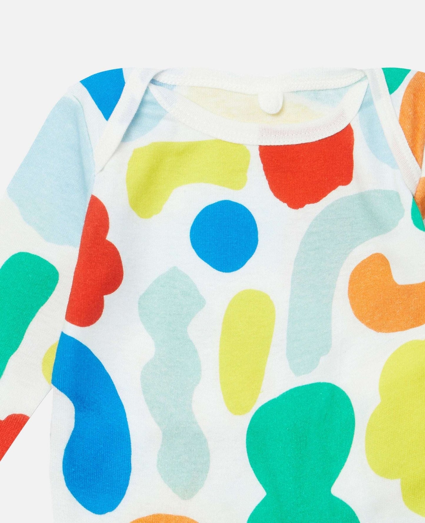Stella McCARTNEY Kids - Ромпери - Abstract Smile Print Bodysuit Set - Love|Labels