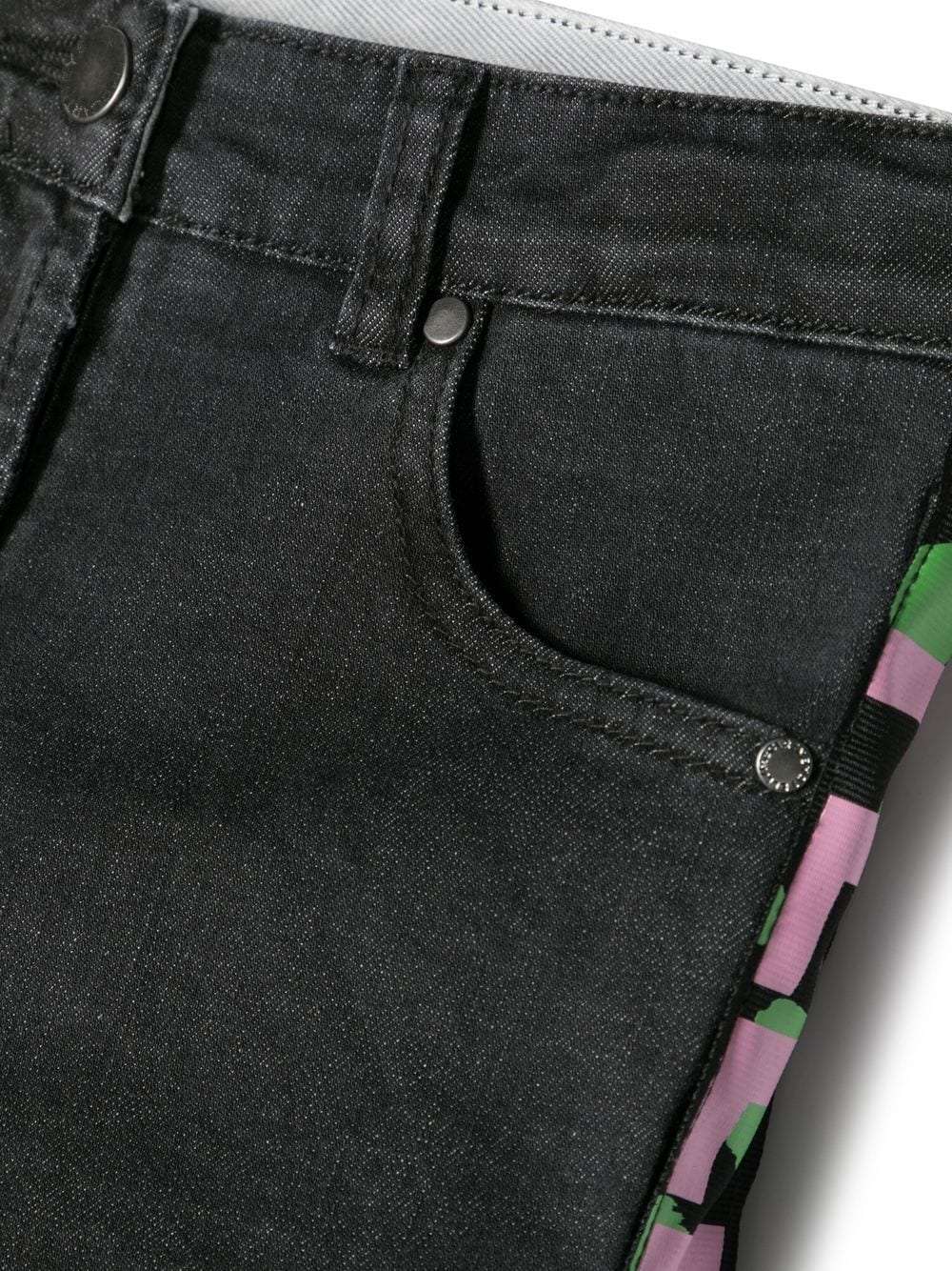 Stella McCARTNEY Kids - Панталони - Black Jeans Logo Band - Love|Labels