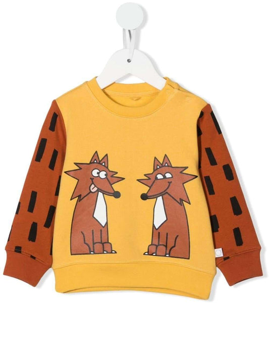 Stella McCARTNEY Kids - Блузи - Fox - Print Colour - Block Sweatshirt - Love|Labels