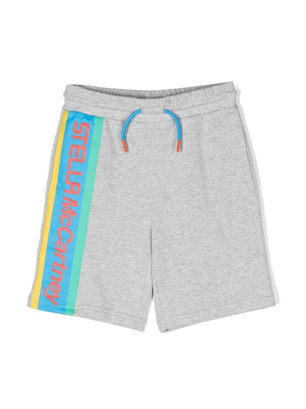 Stella McCARTNEY Kids - Шорти - Logo - Print Track Shorts - Love|Labels