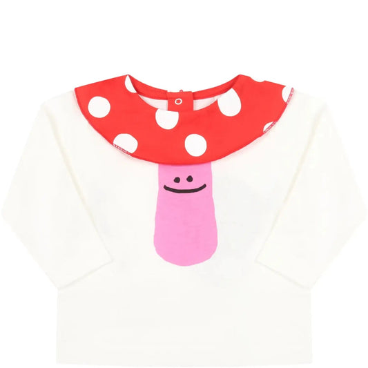 Stella McCARTNEY Kids - Блузи - White Cotton Mushroom Top - Love|Labels