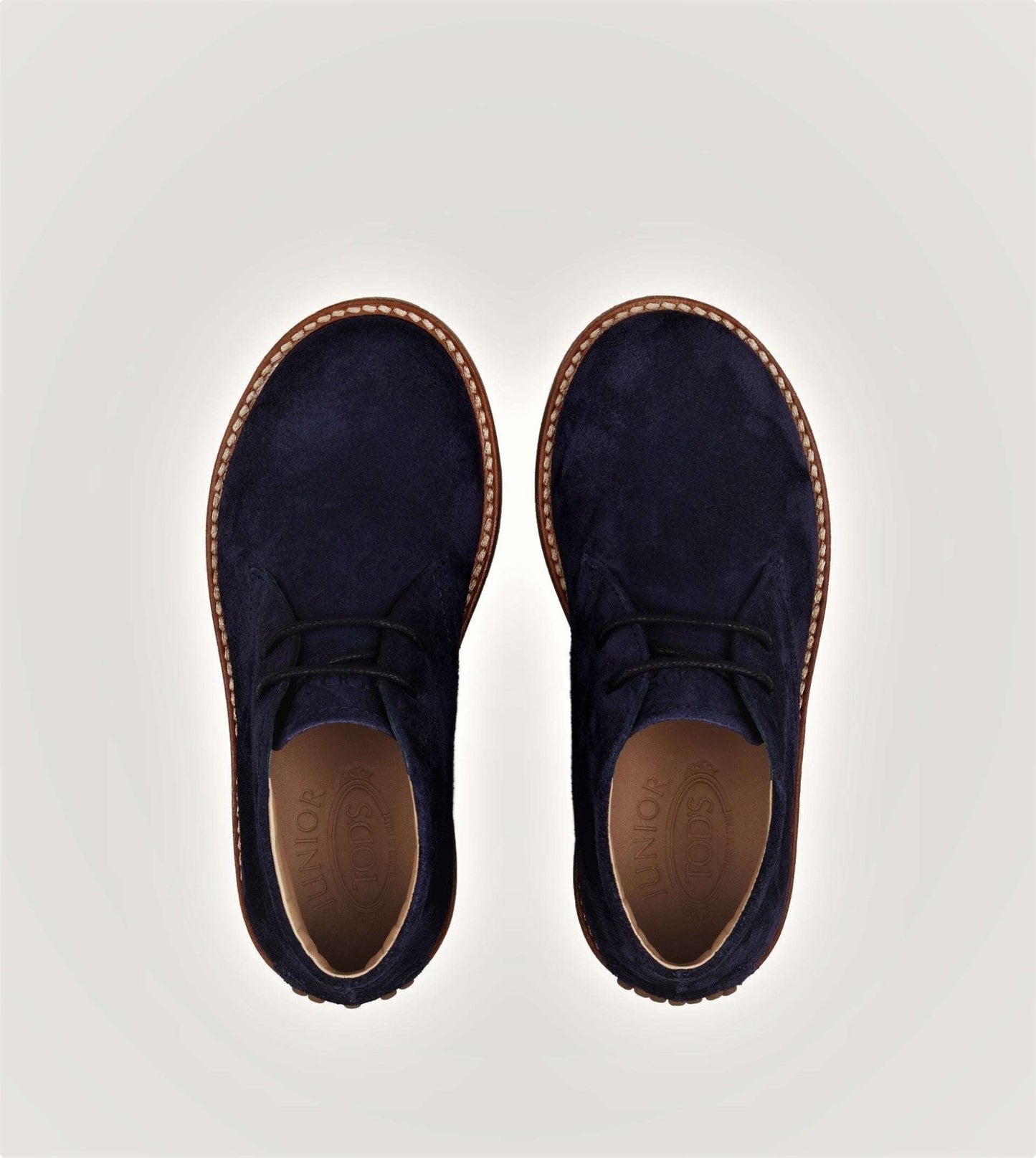 TOD's Junior - Обувки - Dark Blue Suede Boots - Love|Labels