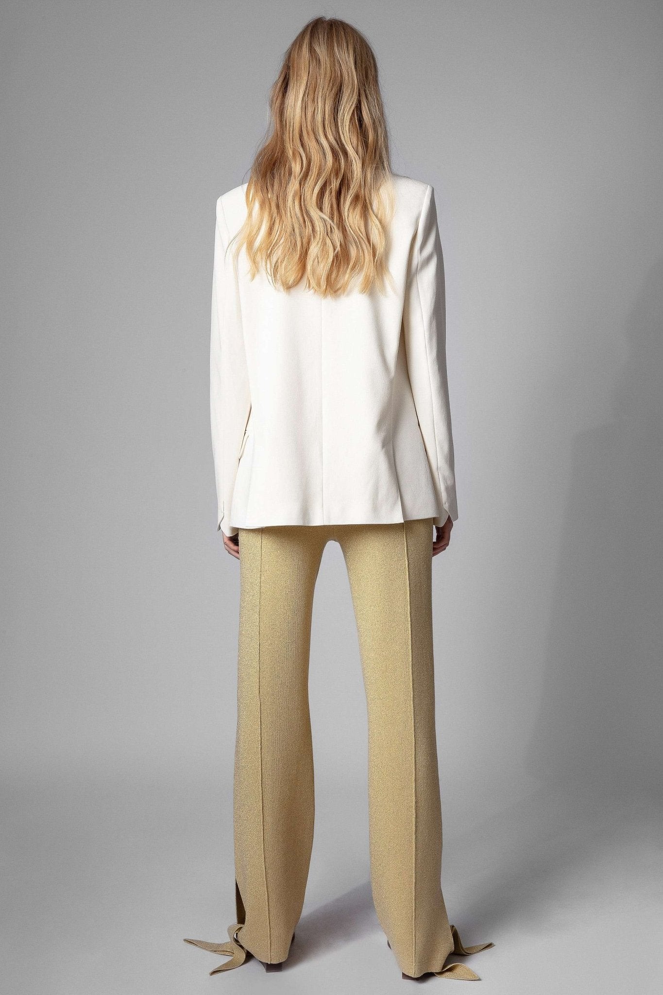 Zadig&Voltaire - Панталони - Gold Chill Lurex Pants - Love|Labels