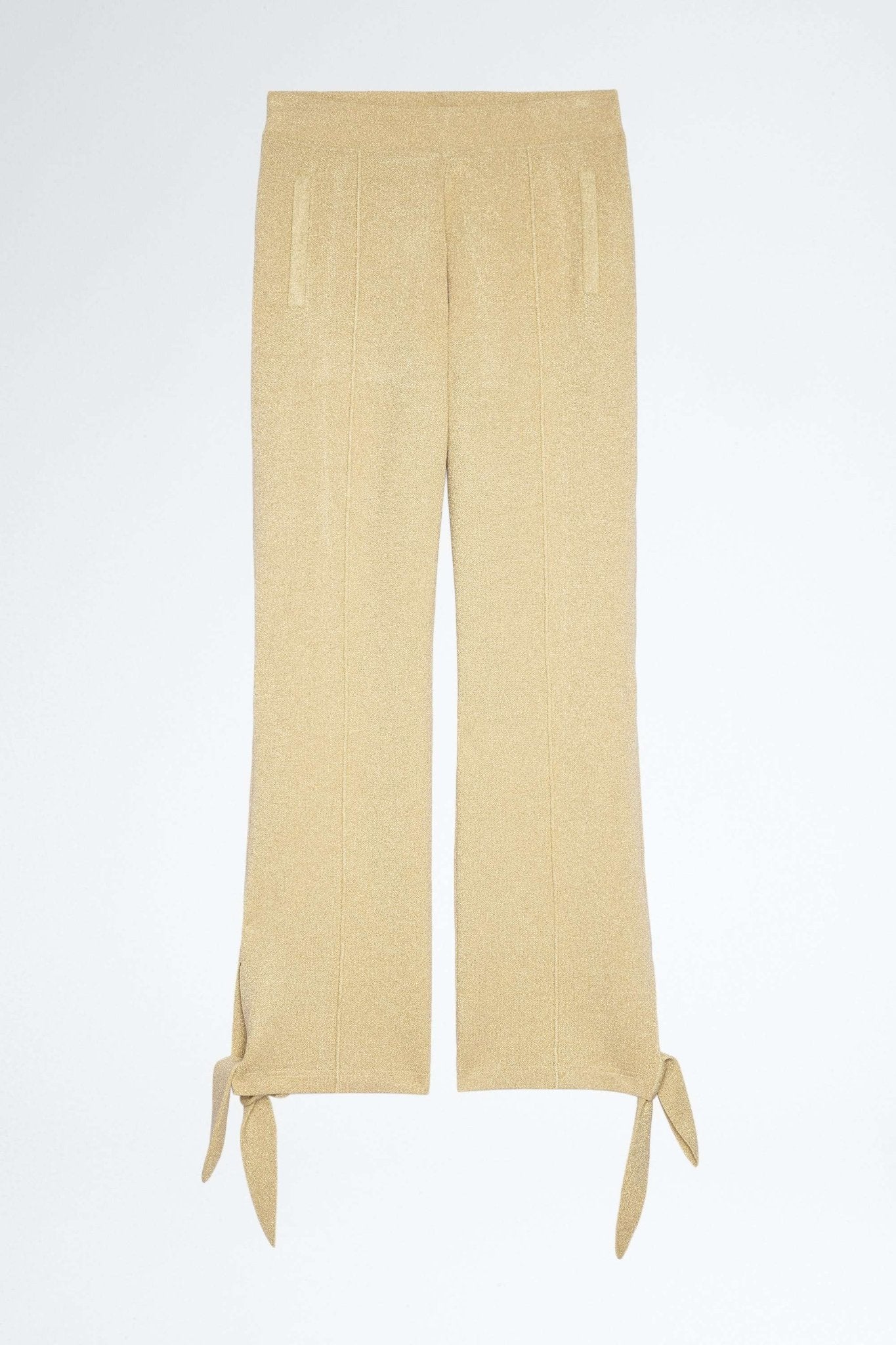 Zadig&Voltaire - Панталони - Gold Chill Lurex Pants - Love|Labels