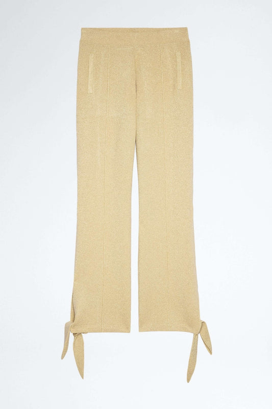 Zadig&Voltaire - Панталони - Gold Chill Lurex Pants - Love|Labels