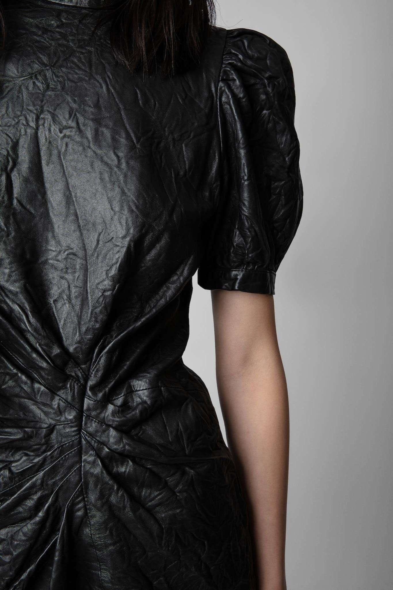 Zadig&Voltaire - Рокли - Rixe Creased Leather Dress - Love|Labels