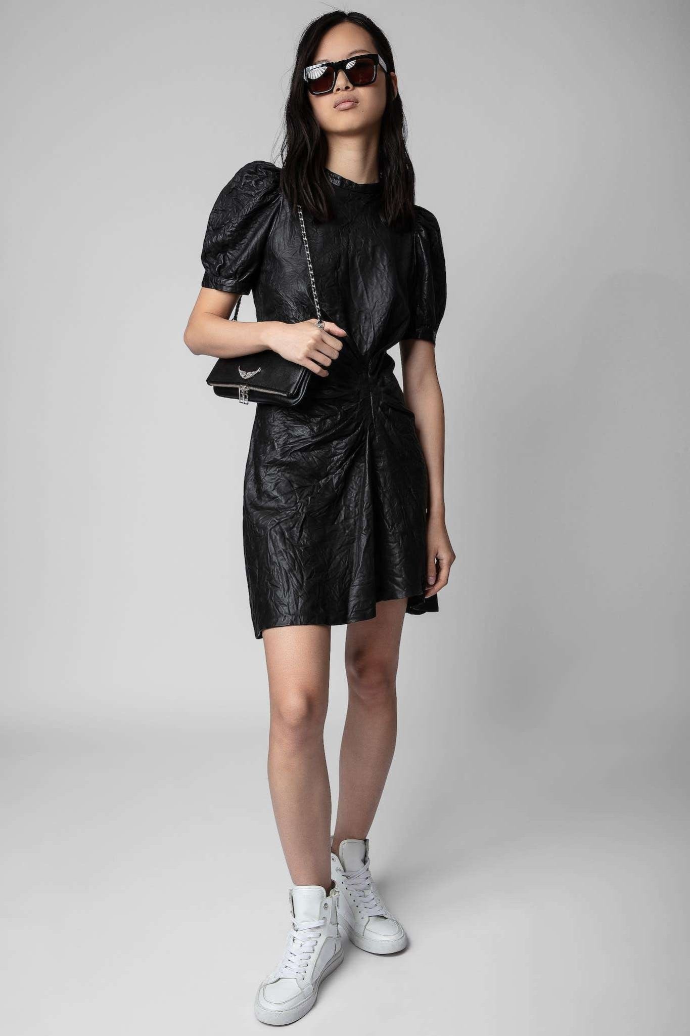 Zadig&Voltaire - Рокли - Rixe Creased Leather Dress - Love|Labels