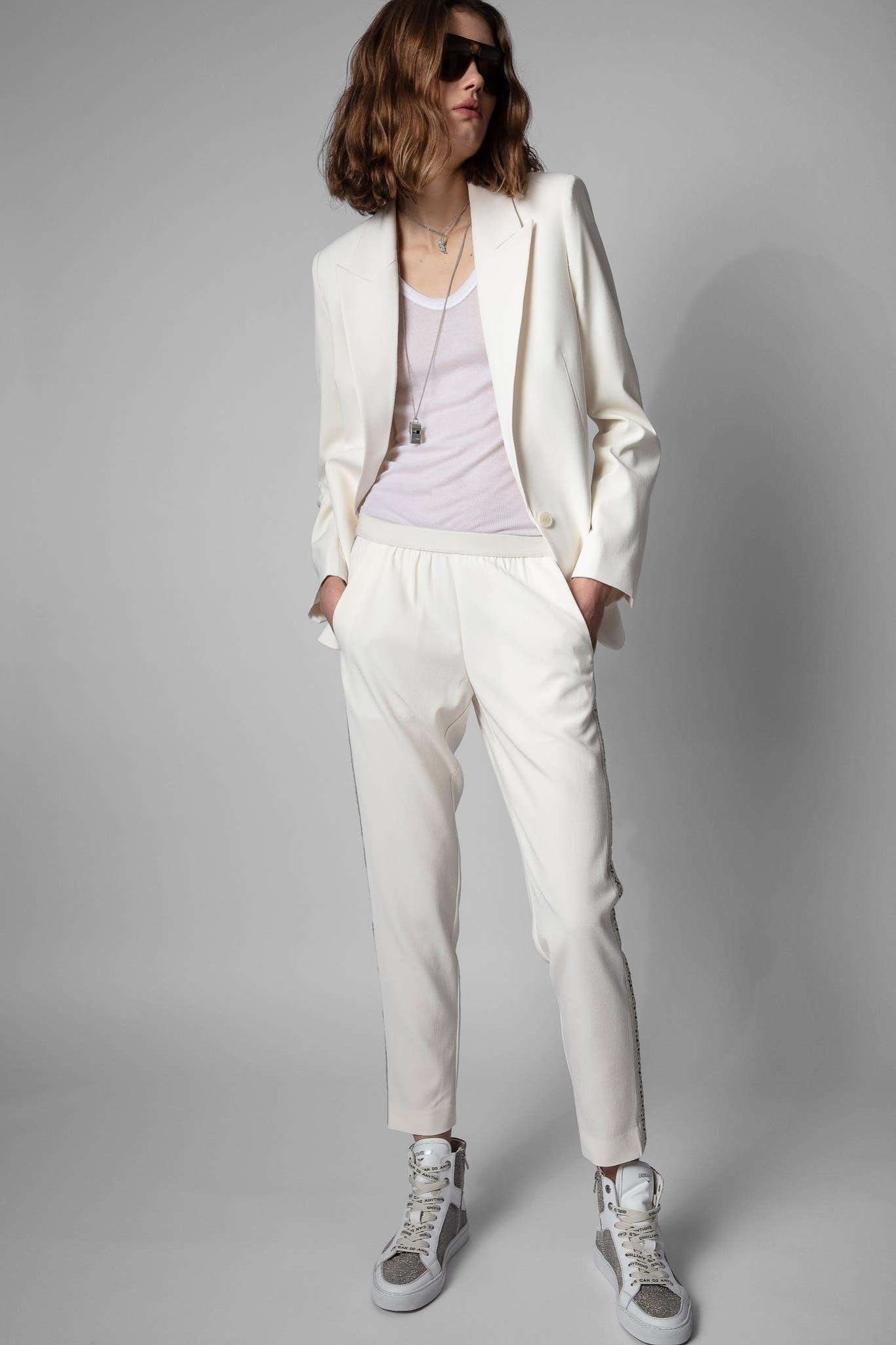 Zadig&Voltaire - Сака - Voyage White Blazer - Love|Labels