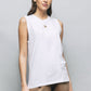 White Sleeveless T-Shirt