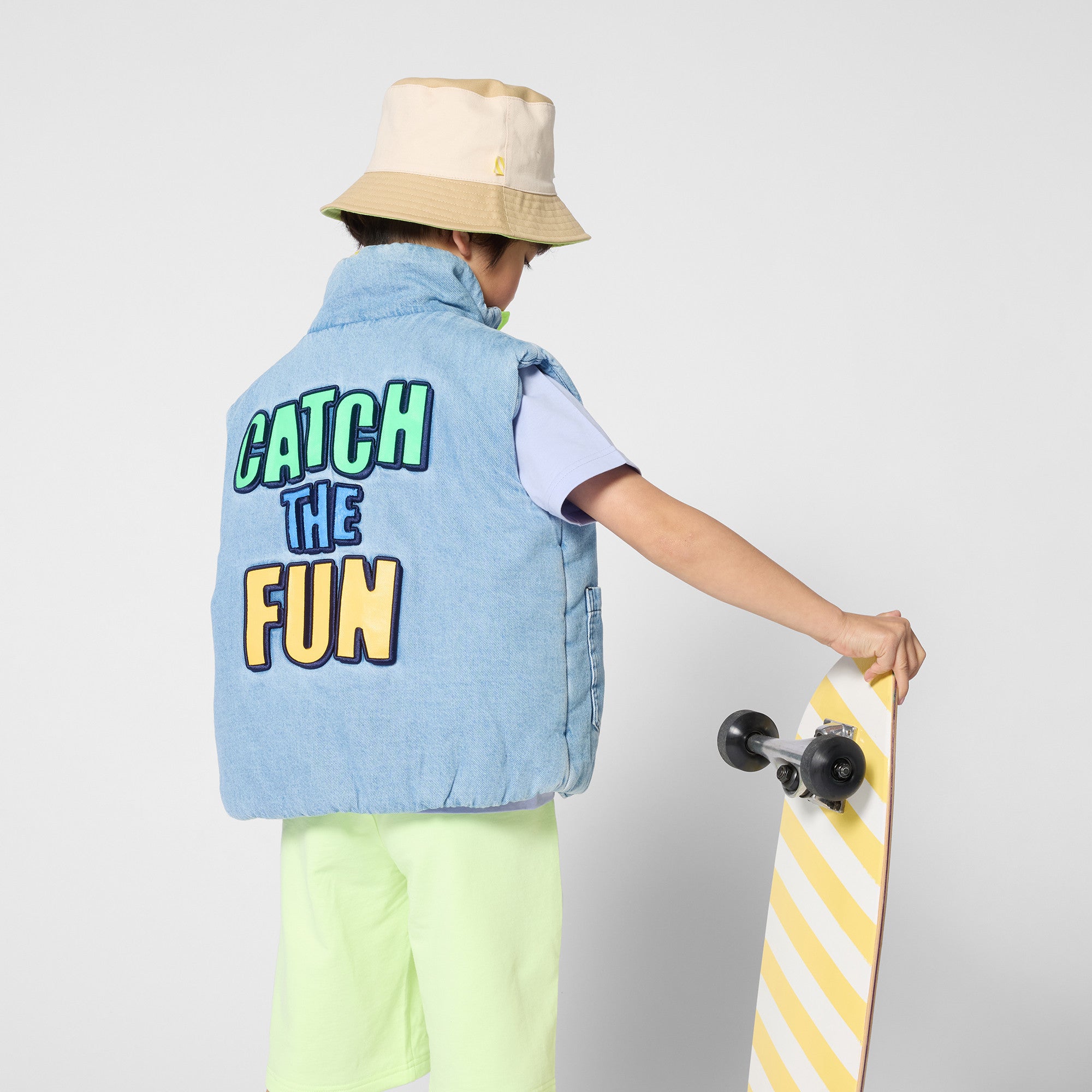 Patch-Detail Bermuda Shorts