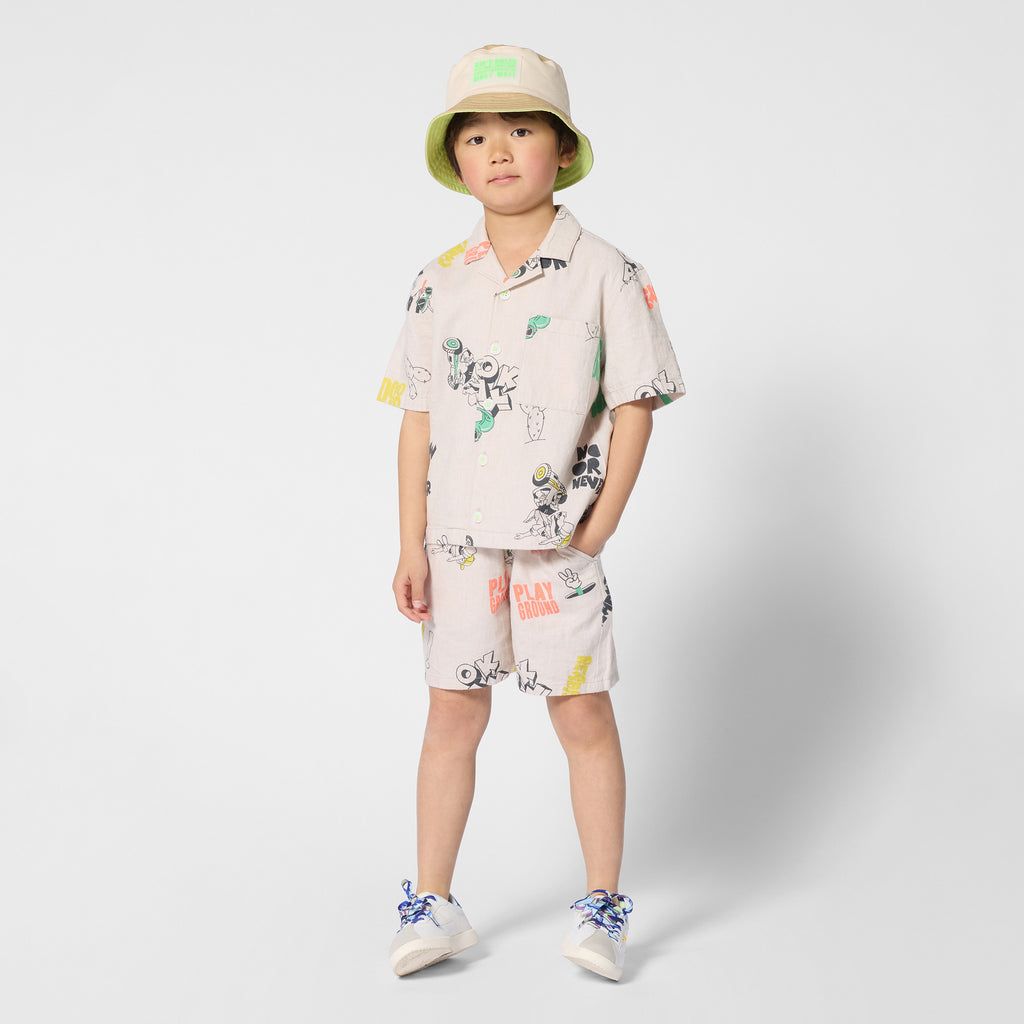 Design-Print Bermuda Shorts