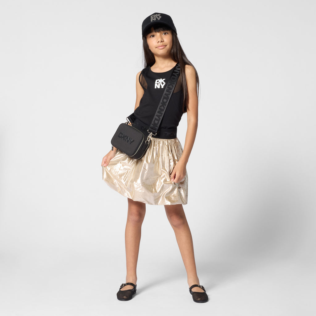 Mesh Panel Tank Top