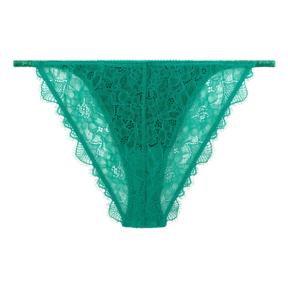 Wild Rosie Green Lace Briefs