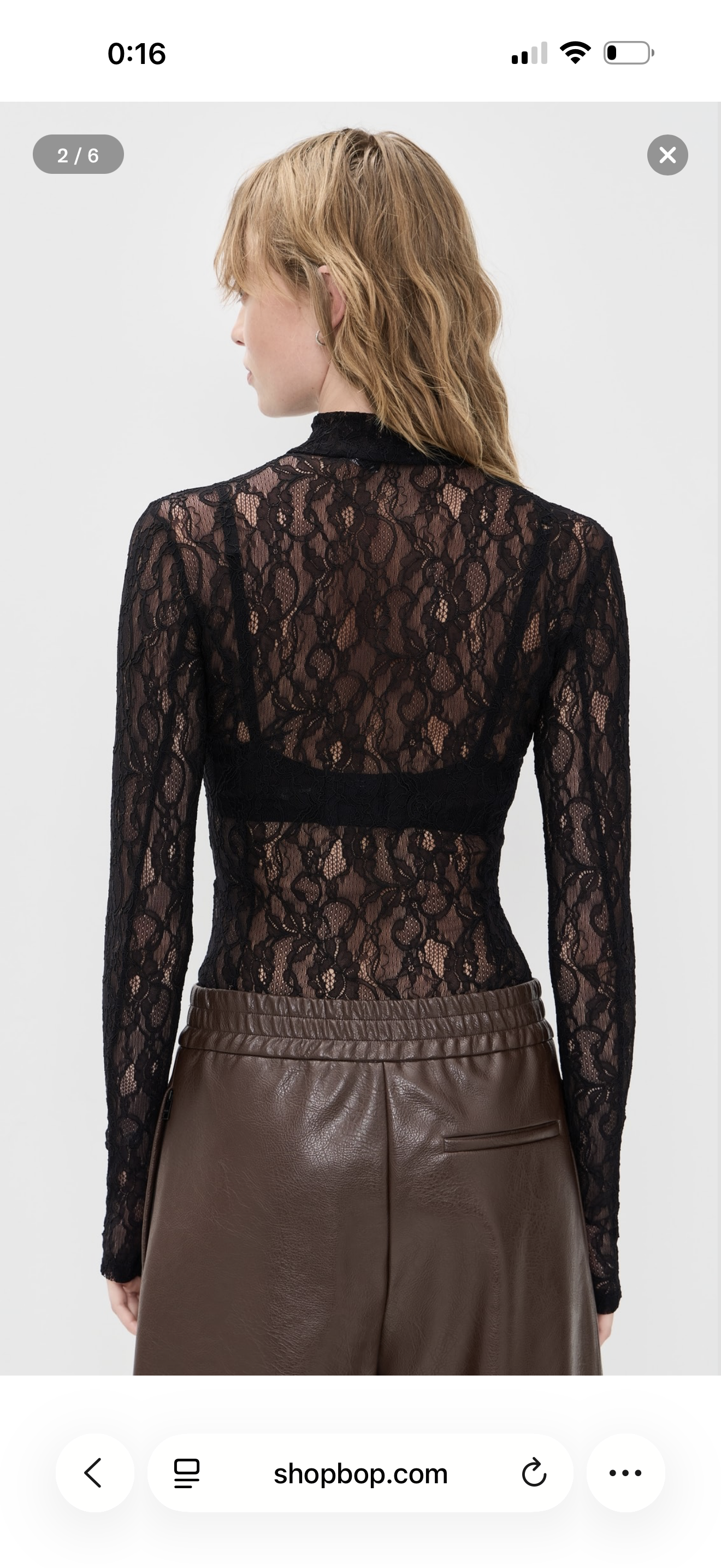 Black Lace Bodysuit