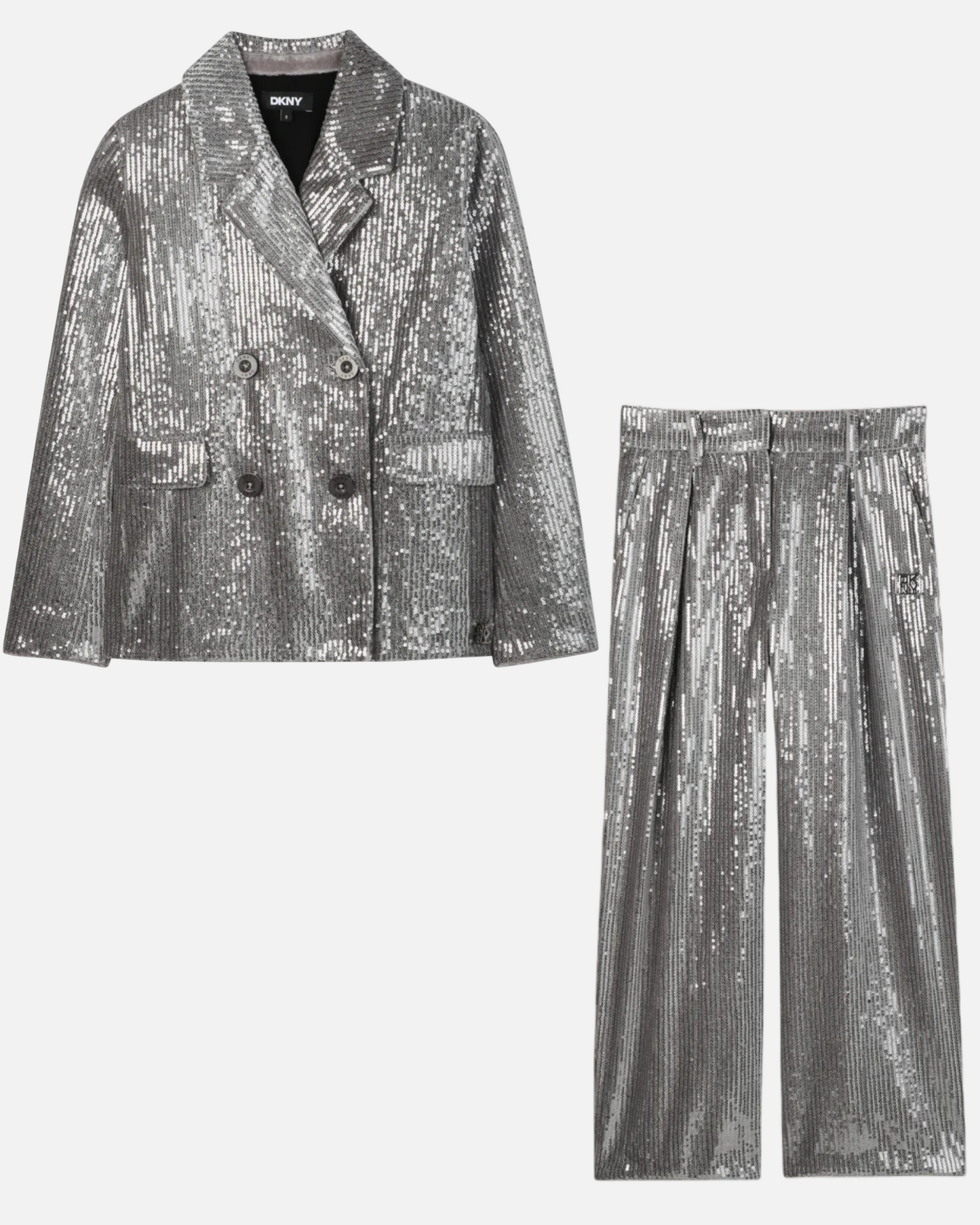 Silver Sequins Blazer