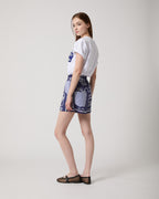 White Print Pocket T-Shirt
